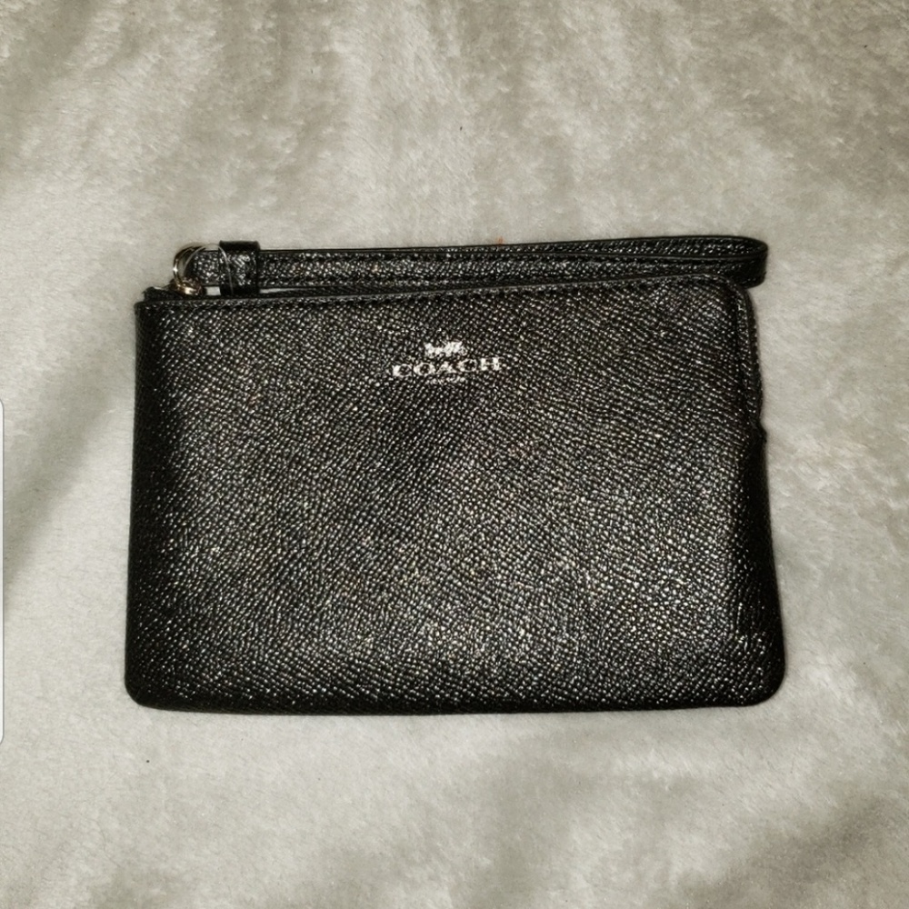 COACH Leather Wristlet